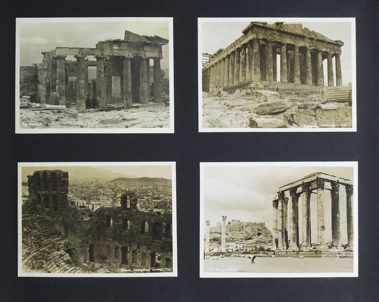 Album of 181 real photo postcards of the Mediterranean