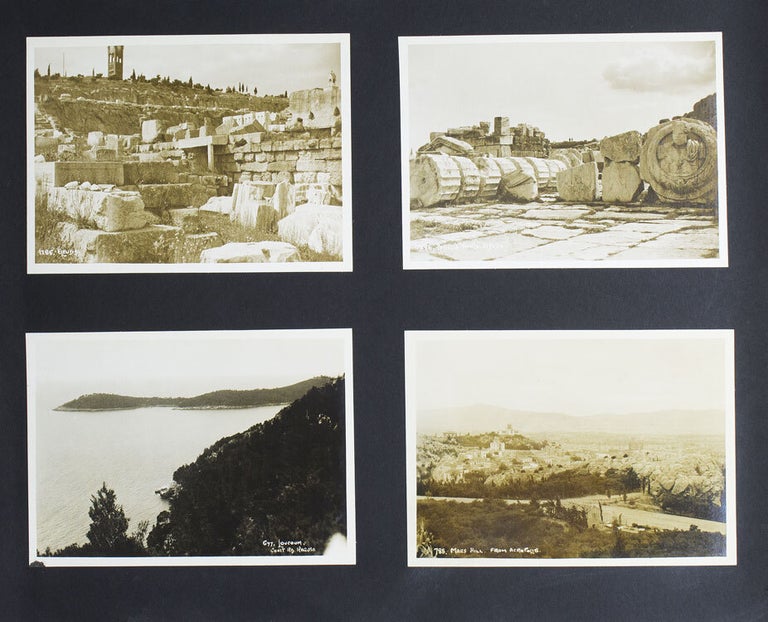 Album of 181 real photo postcards of the Mediterranean