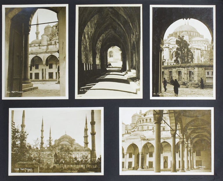 Album of 181 real photo postcards of the Mediterranean