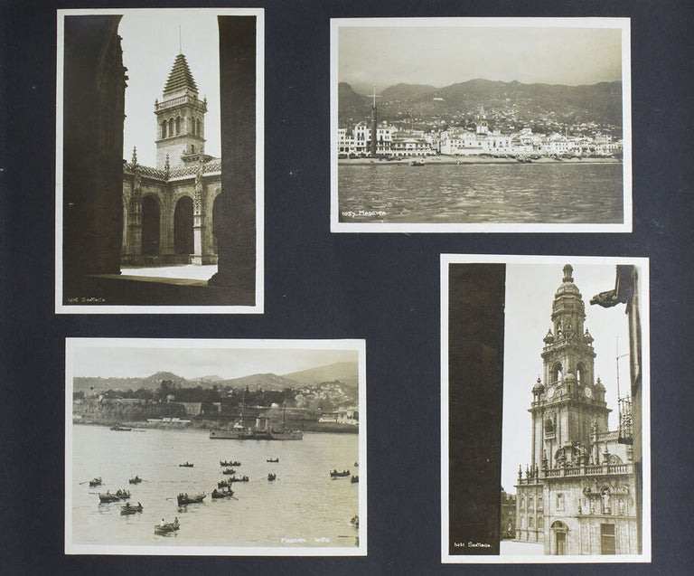 Album of 181 real photo postcards of the Mediterranean