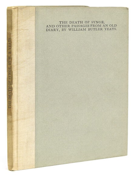The Death of Synge and Other Passages from an Old Diary