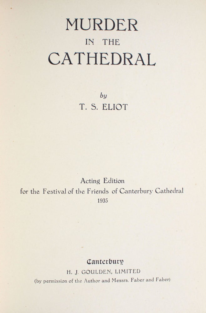 Murder in the Cathedral