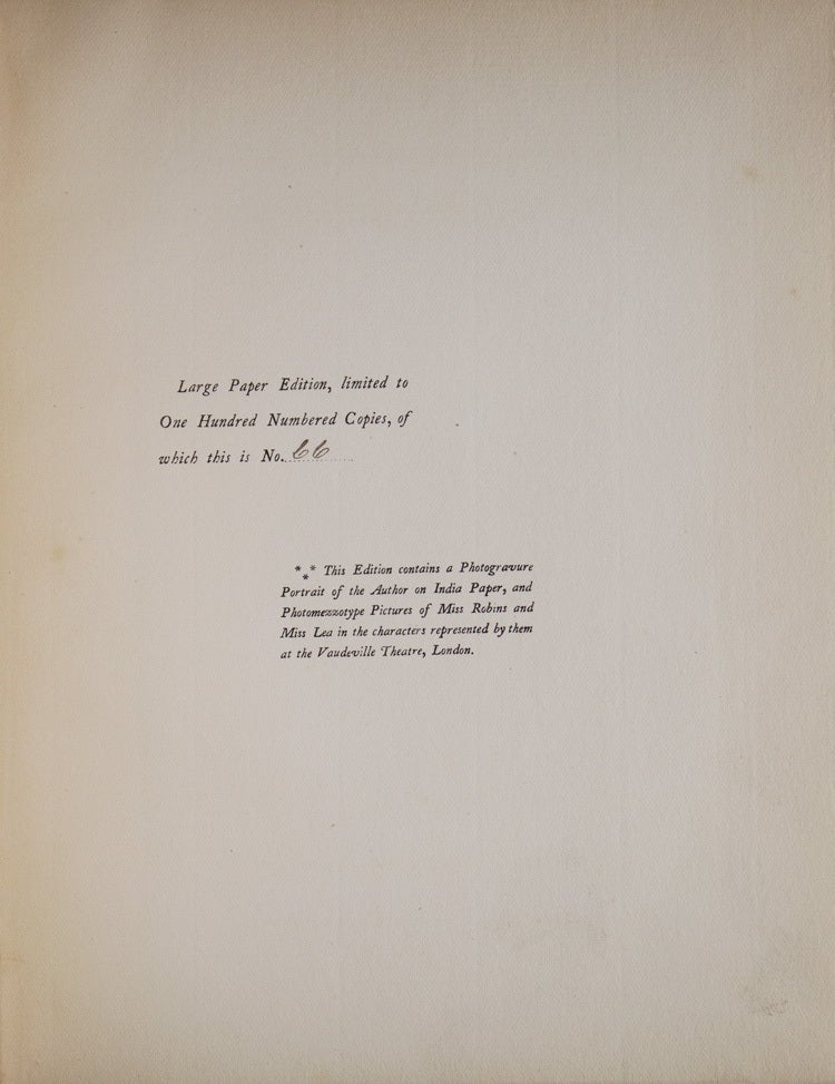 Hedda Gabler. A Drama in Four Acts … Translated from the Norwegian by Edmund Gosse