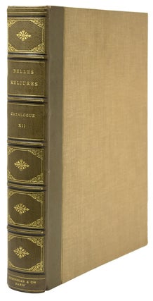 Item #309884 Catalogue de reliures du XV au XXe siècle. Catalogue X!! Gumuchian, Cie