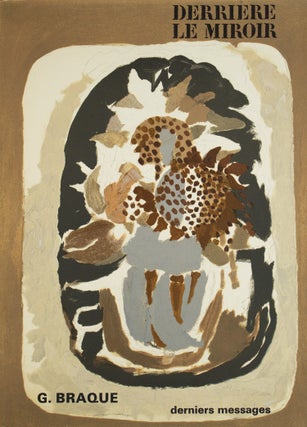 Item #309997 George Braque. Derniers messages (Derrière le miroir no 166). George Braques, Jean...
