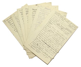 Item #310022 A group of 9 Autograph letters signed (variously "Georges Rouault," "G. Rouault," or...
