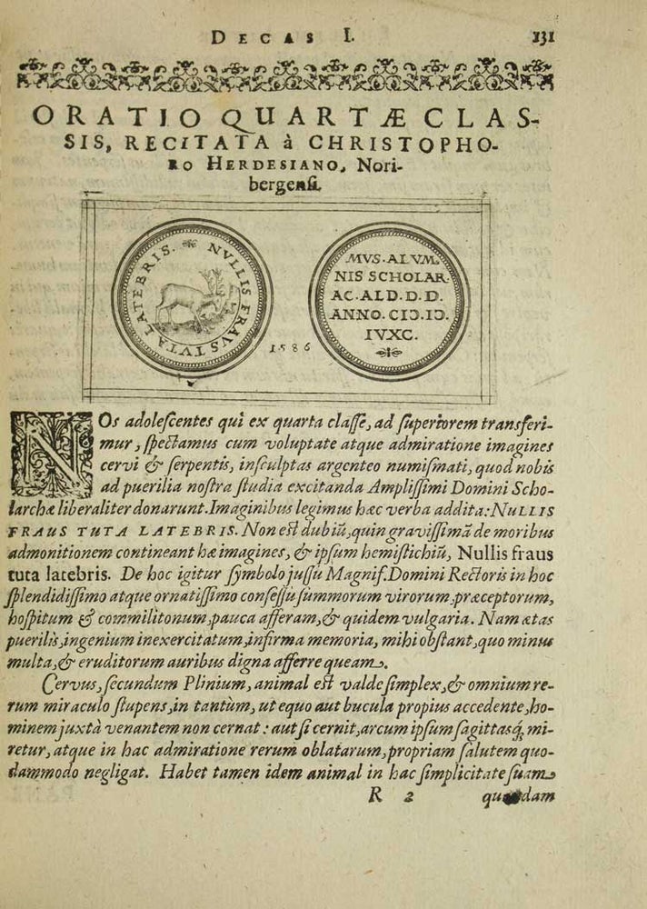 Emblemata anniversaria Academiae Noribergensis, quae est Altorffii ... opus philologicum