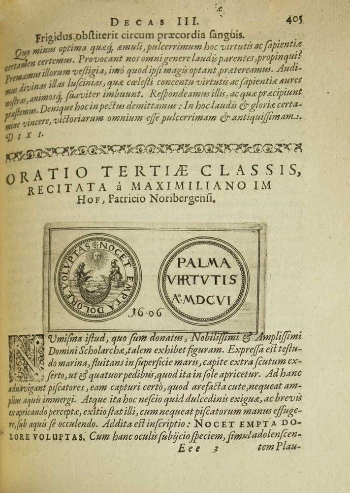 Emblemata anniversaria Academiae Noribergensis, quae est Altorffii ... opus philologicum