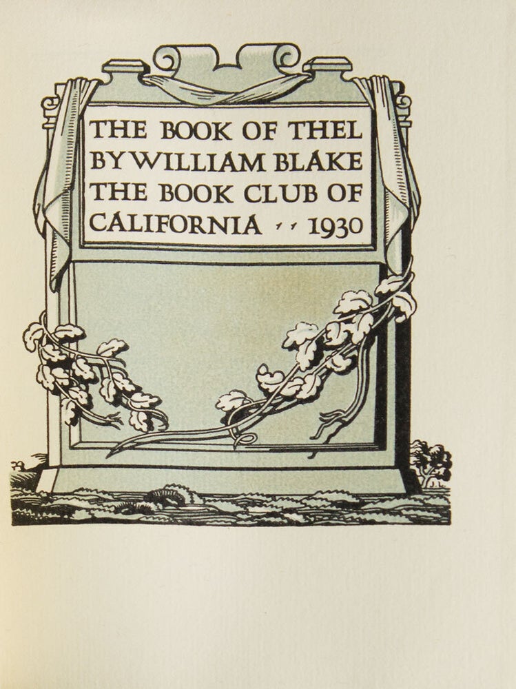 The Book of Thel