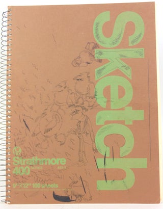 Item #310212 Two sketch books and loose pages containing original drawings and concept artwork....