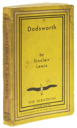 Item #310231 Dodsworth. Sinclair Lewis