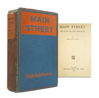 Item #310249 Main Street. The Story of Carol Kennicutt. Sinclair Lewis
