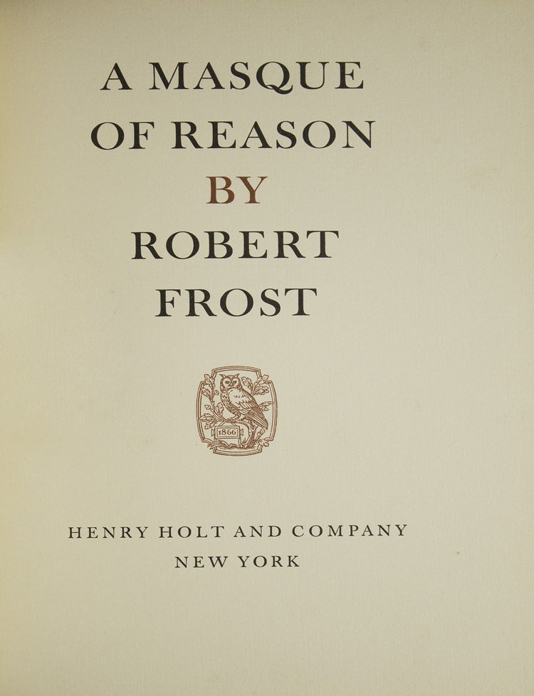 A Masque of Reason