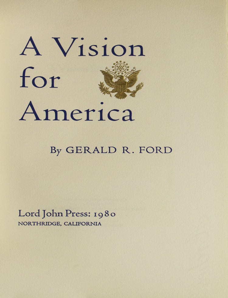 A Vision for America