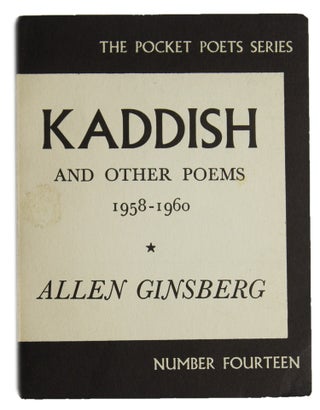 Item #310336 Kaddish and Other Poems 1958-1960. Allen Ginsberg