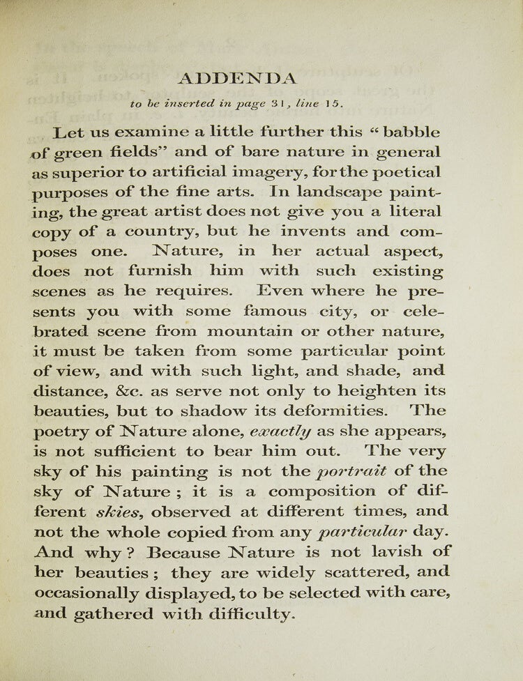 Letter to **** ******, on the Rev. W. L. Bowles’ strictures on the life and writings of Pope