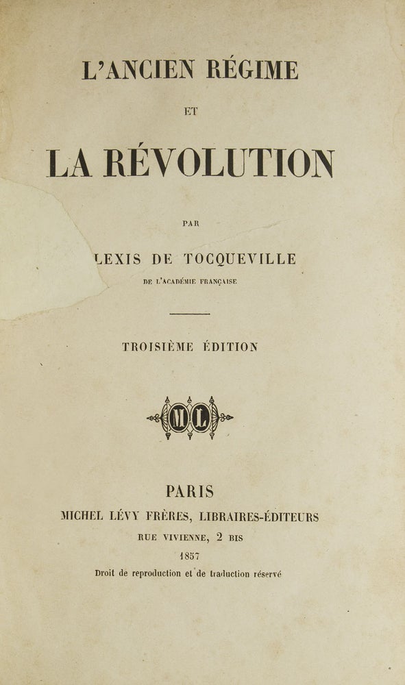 L'Ancien Régime et La Révolution