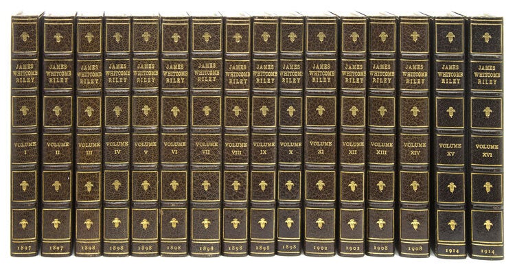 Item #310661 The Poems and Prose Sketches of James Whitcomb Riley. James Whitcomb Riley.