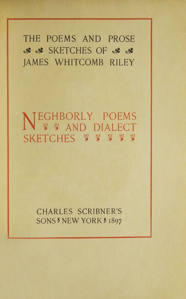 The Poems and Prose Sketches of James Whitcomb Riley (7/9)