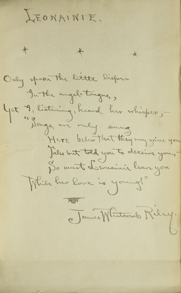 The Poems and Prose Sketches of James Whitcomb Riley (9/9)