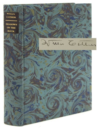 Item #310724 Shadows on The Rock. Willa Cather