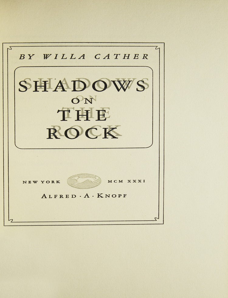 Shadows on The Rock