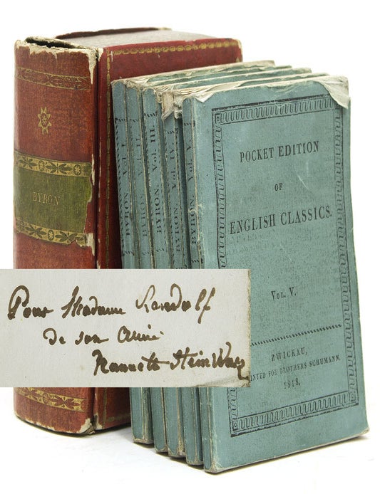 The Works of the Right Honourable Lord Byron. In Five Volumes