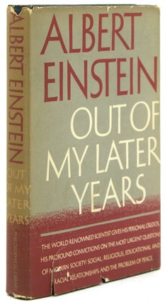 Item #310919 Out of My Later Years. Albert Einstein