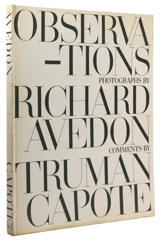 Observations. Comments by Truman Capote