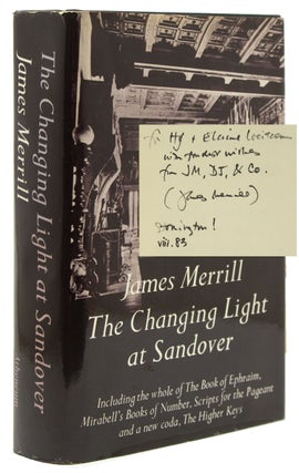 Item #310940 The Changing Light at Sandover. Including the whole of The Book of Ephraim,...