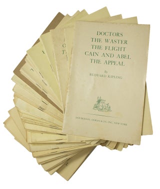 Item #310968 Collection of 57 first American copyright editions in 76 volumes. Rudyard Kipling