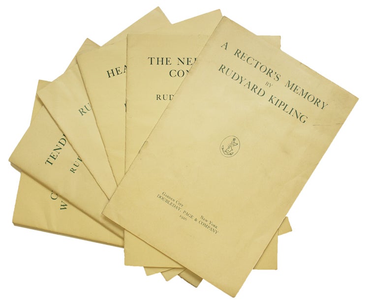 [Collection of 6 first American copyright editions, comprising:] A Rector's Memory, The Nerve that Conquers, Healing by the Stars, The Church That was at Antioch, Address at Milner Court, The Tender Achilles