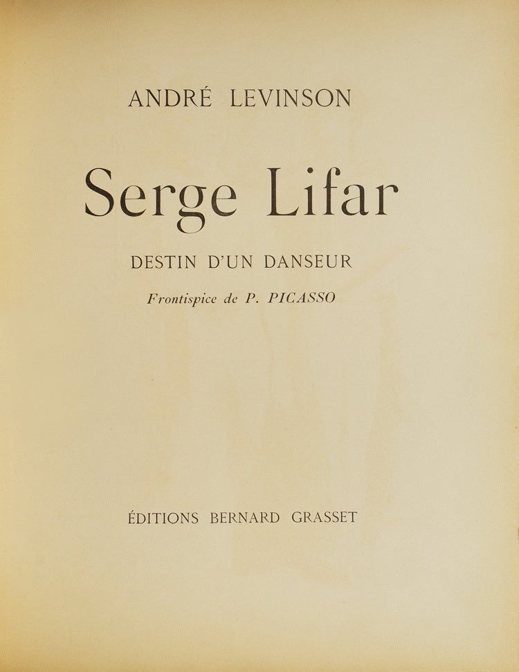 Serge Lifar. Destin d'un Danseur