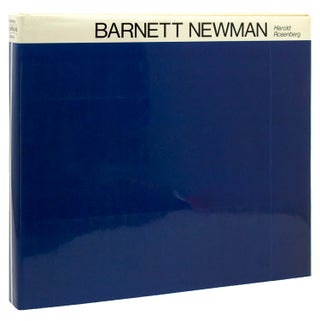 Item #311103 Barnett Newman. Harold Rosenberg