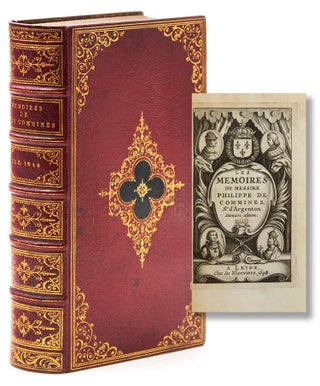 Item #311279 Les Memoires de Messire Philippe de Commines, Sr. d'Argenton. Binding. Duru,...