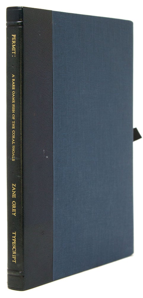 “Permit: A Rare Game Fish of the Coral Shoals”: Typescript, with annotations in Grey's hand