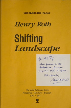 Item #311635 Shifting Landscape. Henry Roth