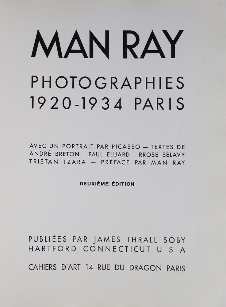 Man Ray Photographies 1920 1934 Paris Man Ray Photographs 1920 1934 man-ray-photographies-1920-1934-paris-man-ray-photographs-1920-1934