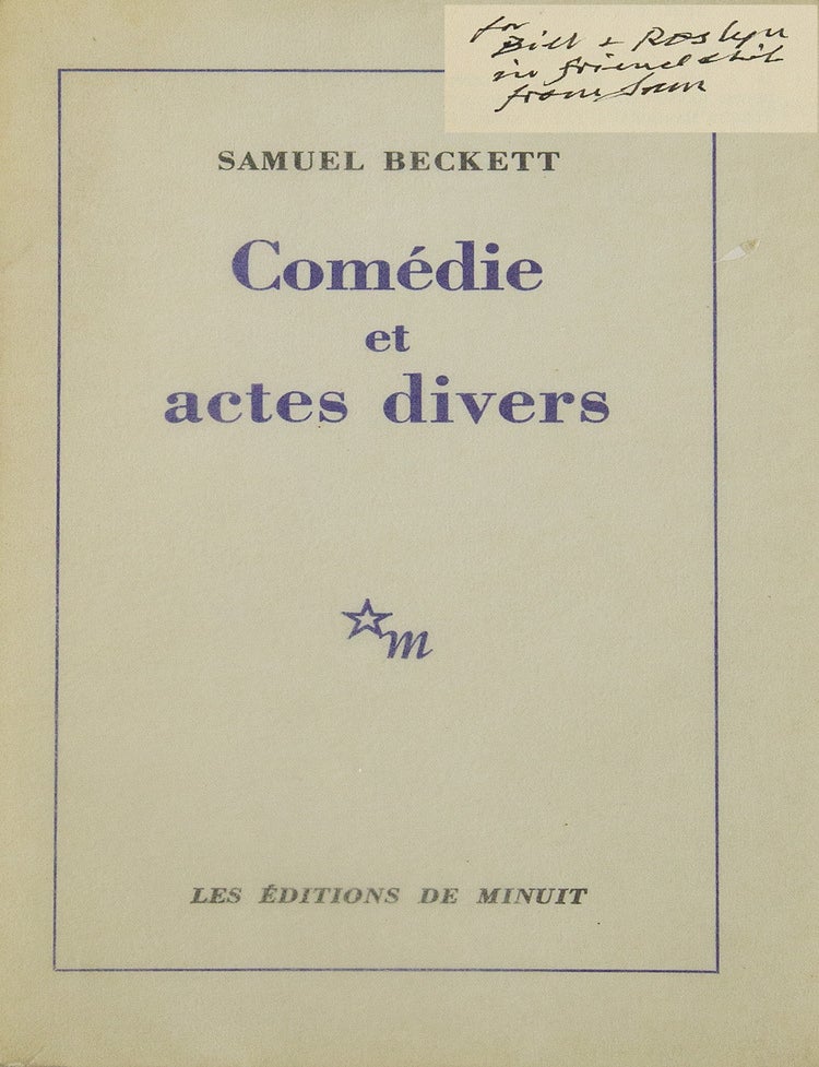 Comédie et actes divers