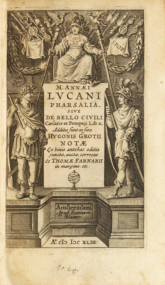 Pharsalia, sive De bello civili Caesaris et Pompeii, lib. X