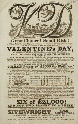 Item #312051 Valentine's Day 14th Febry. Great Chance! Small Risk! Lottery