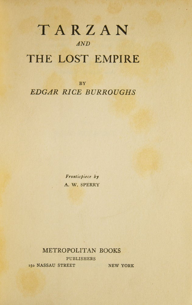 Tarzan and the Lost Empire