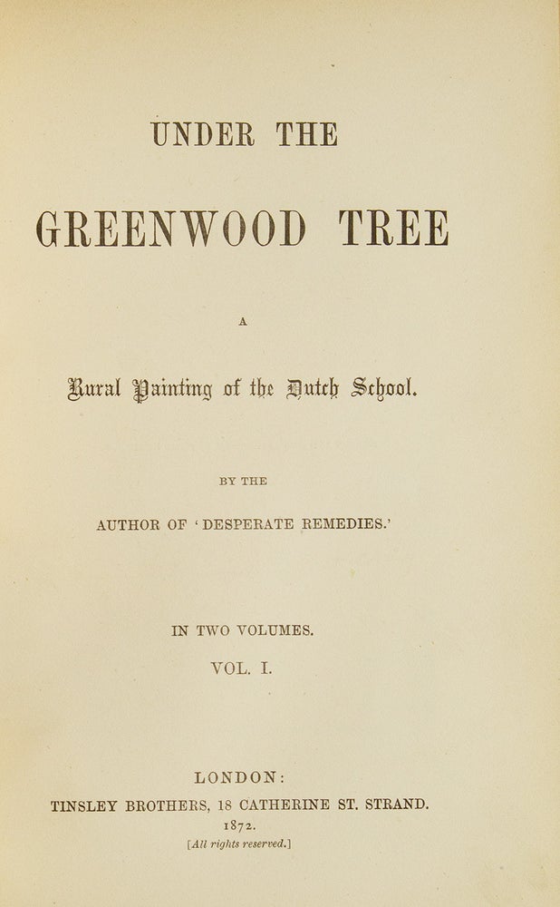 Under the Greenwood Tree