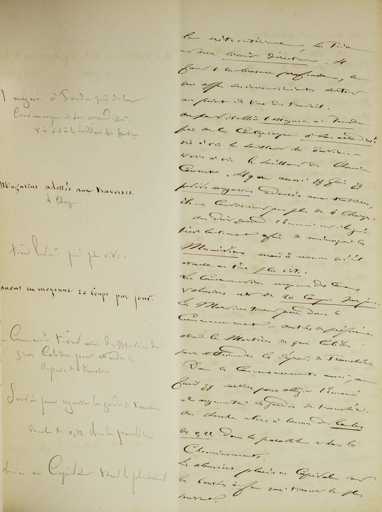 Artillerie 2. Année [spine title] Manuscript course in artillery, for the Ecole d’Etat-Major, 1856-7
