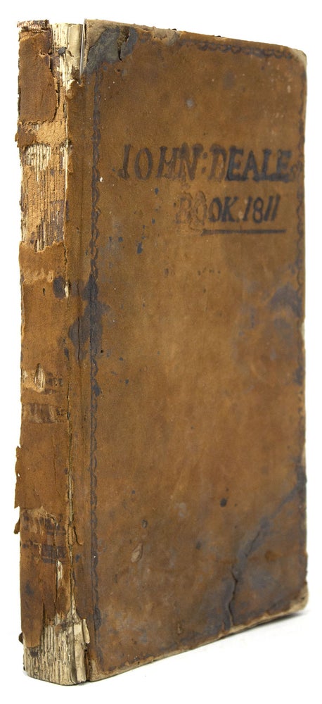 Manuscript account book of a Pennsylvania weaver