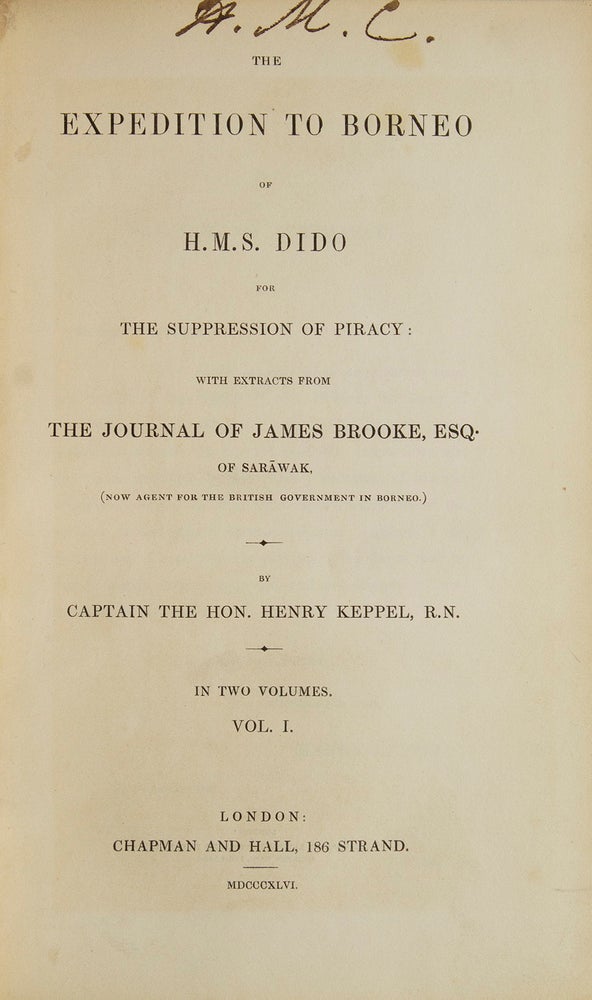 The Expedition to Borneo of H.M.S. Dido for the Suppression of Piracy: with Extracts from the Journal of James Brooke Esq