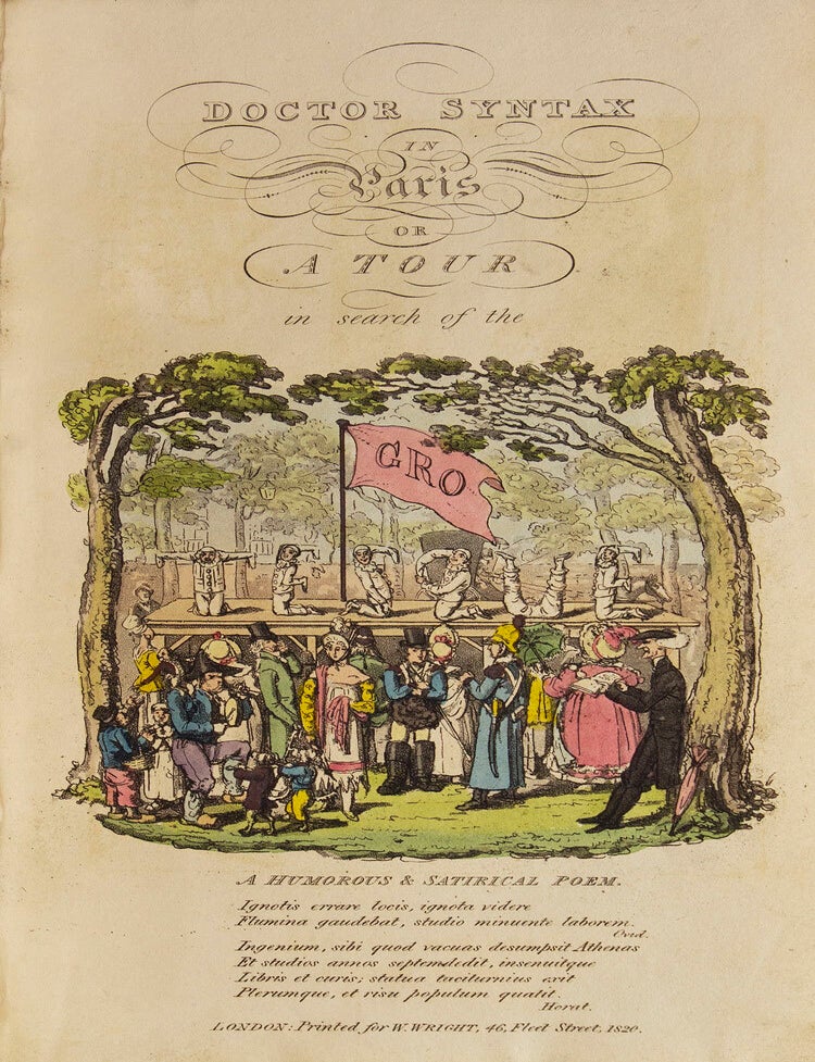 Doctor Syntax in Paris; or, A Tour in Search of the Grotesque