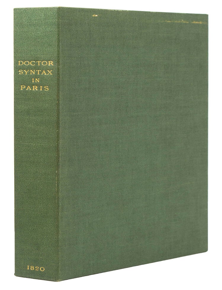 Doctor Syntax in Paris; or, A Tour in Search of the Grotesque