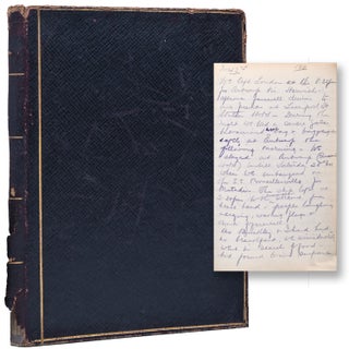 Item #313811 Manuscript Diary of a hunting Expedition to the Belgian Congo in 1911 and 1912