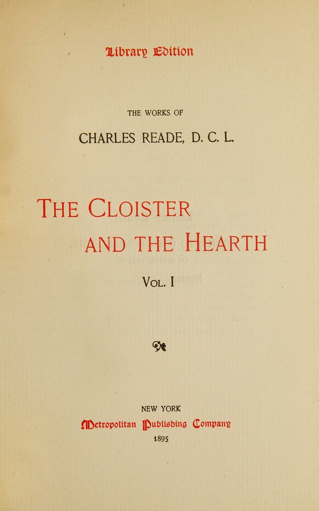 The Works of Charles Reade, D.C.L. Library Edition